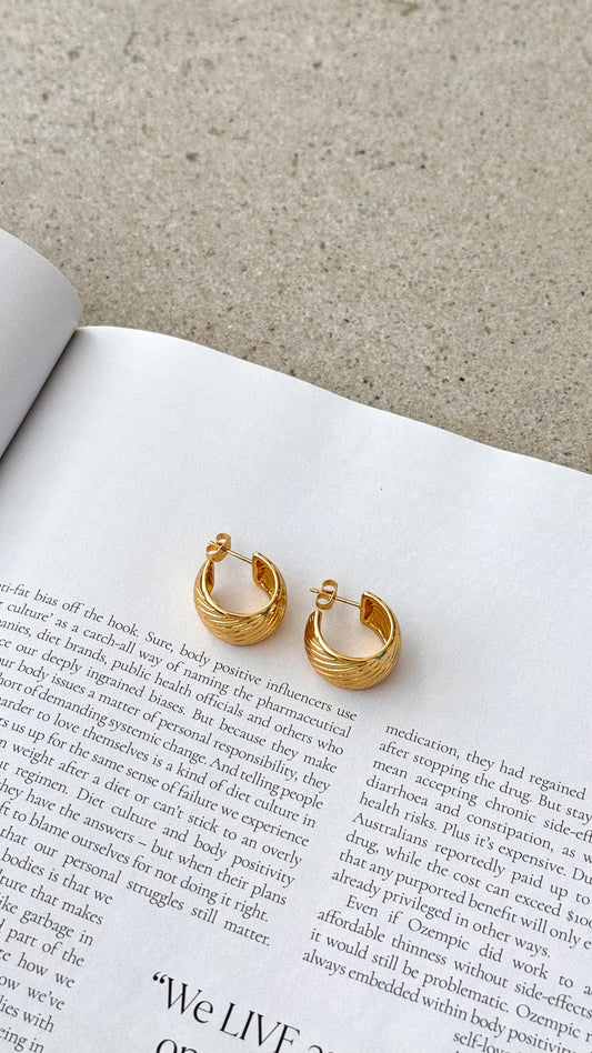 Ziggy Earrings - Gold