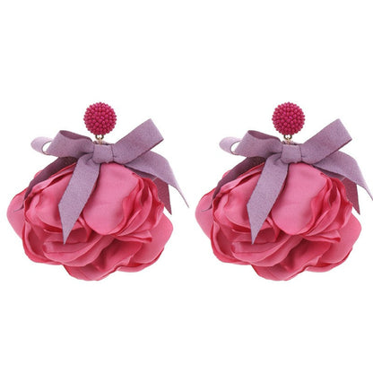 Elegant Flower Dangle Earrings
