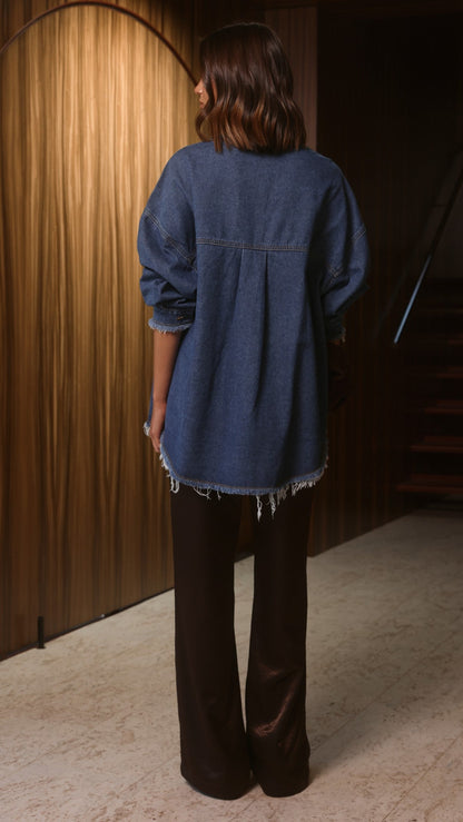 Megan Jacket - Blue Denim