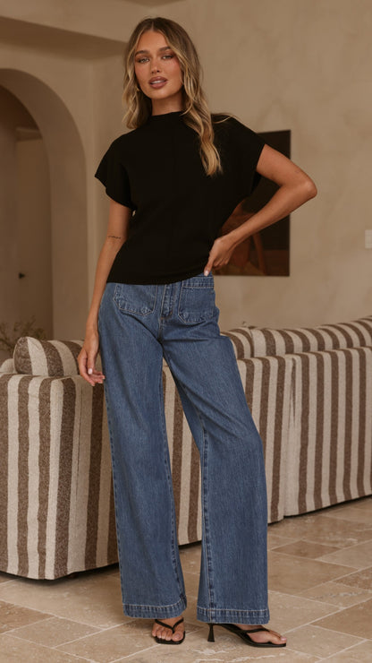 Shiloh Knit Top - Black