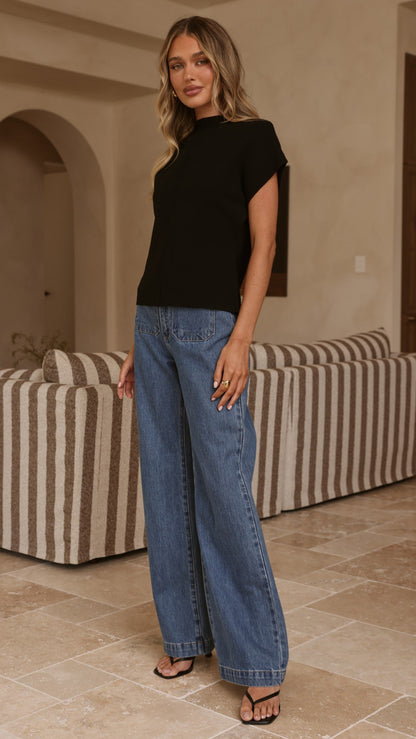 Shiloh Knit Top - Black