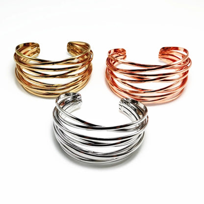 Stacked Thin Cuff Bracelet