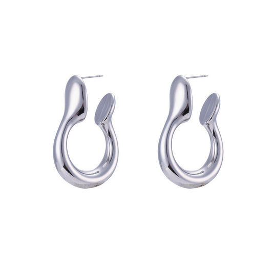 Stainless Steel Hollow Earrings