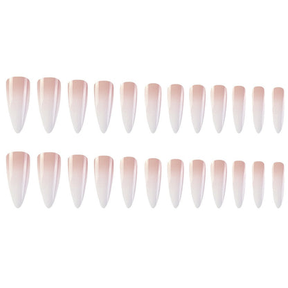 Gradient Long Drop-Shaped Nail Patch
