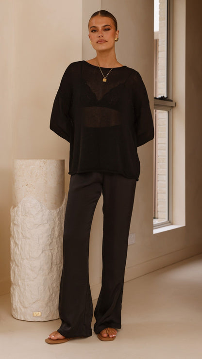 Lakoa Knit Top - Black