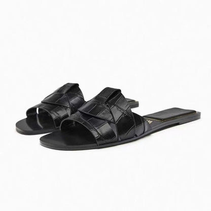 Casual Cross Band Flat Sandals