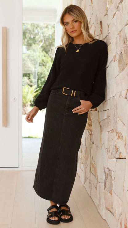 Carmel Knit - Black