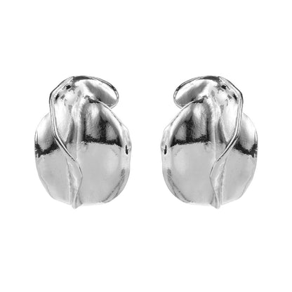 Geometric Irregular Flower Bud Earrings