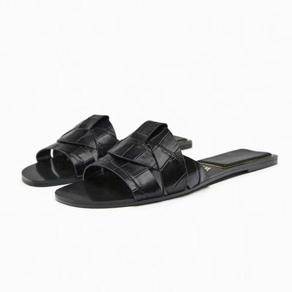 Casual Cross Band Flat Sandals