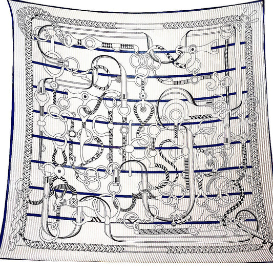 Carriage Chain Print Shawl Scarf