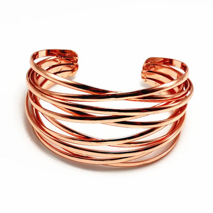 Stacked Thin Cuff Bracelet