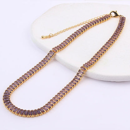 Claw Chain Zircon Necklace