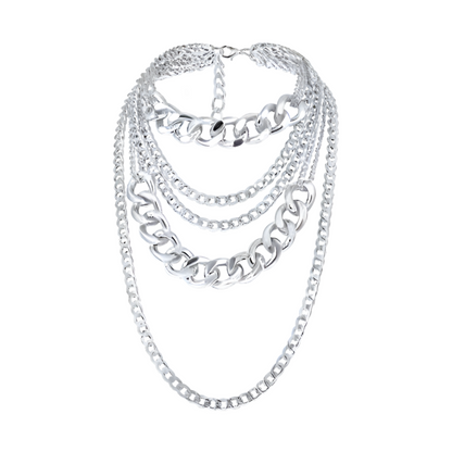 Multilayer Gold and Silver Plated Boho Necklaces