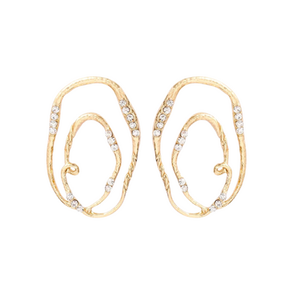 Assorted Design Gold Plated Earrings