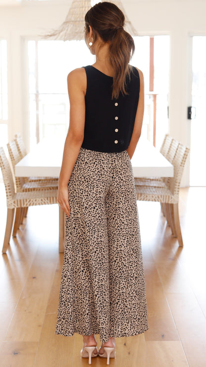 Persephone Crop Top - Black