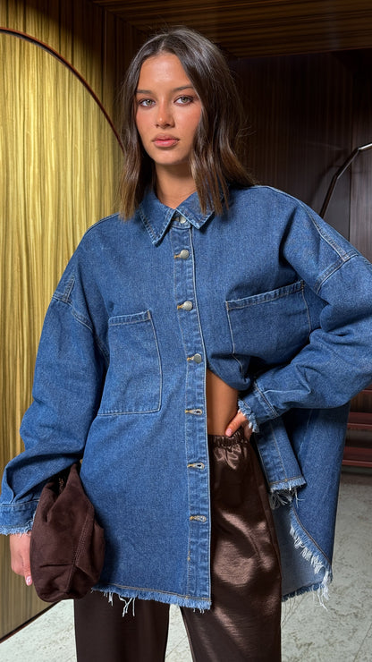 Megan Jacket - Blue Denim