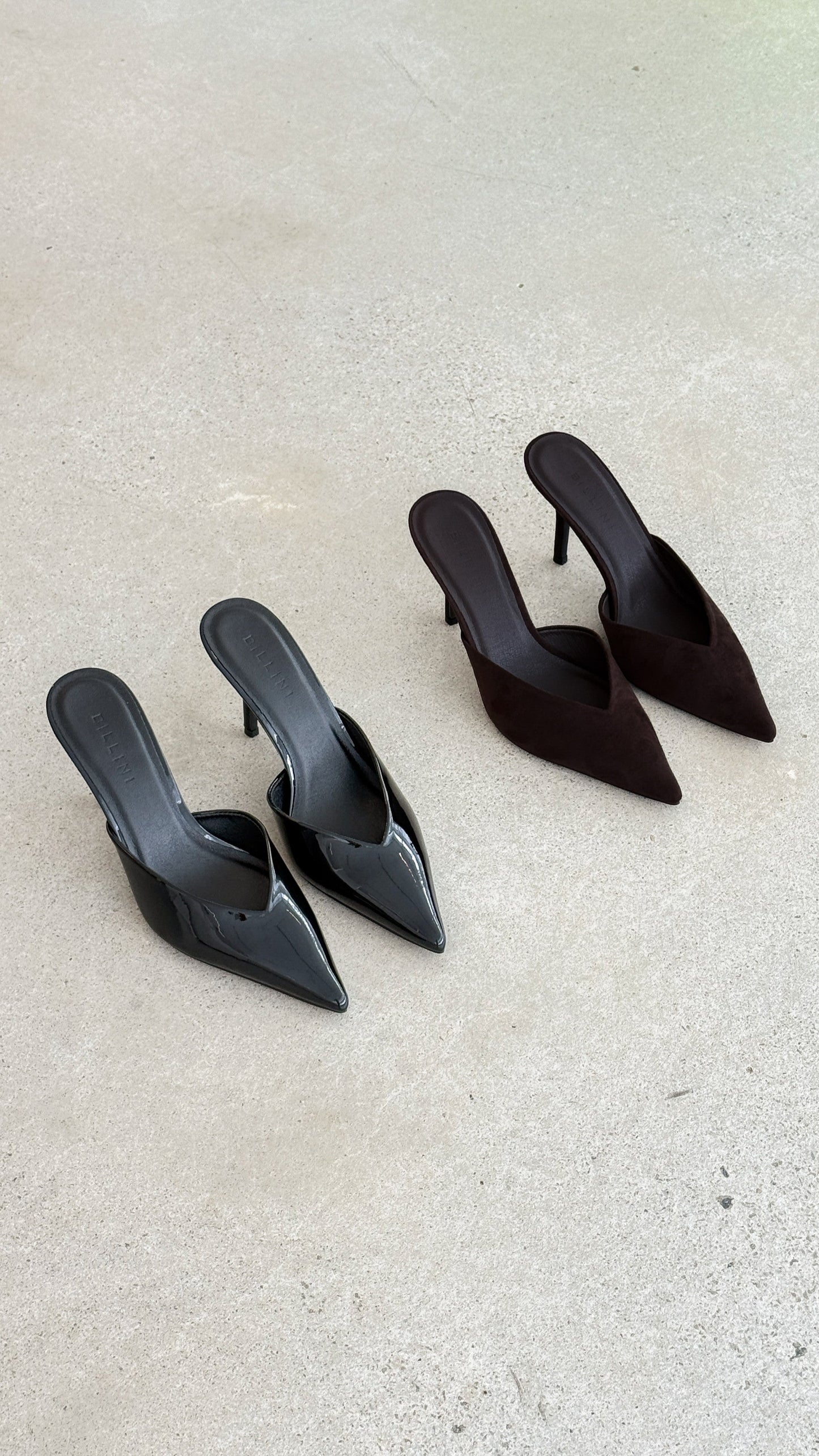 Karey Heel - Dark Cacao Suede