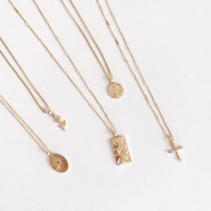 Sierra Fine Necklace Set - Gold