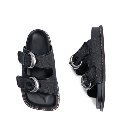 Casual Denim One-Line Beach Sandals