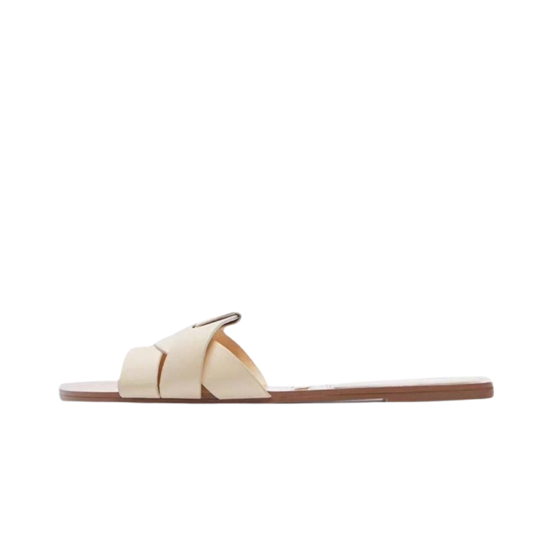 Casual Cross Band Flat Sandals