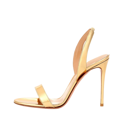 Open Toe Stiletto Heels Sandals