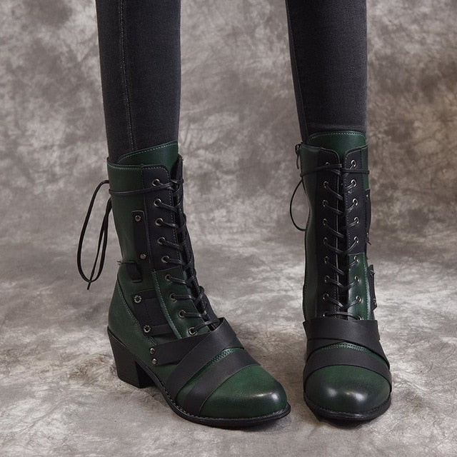 Old fashioned Steampunk boots