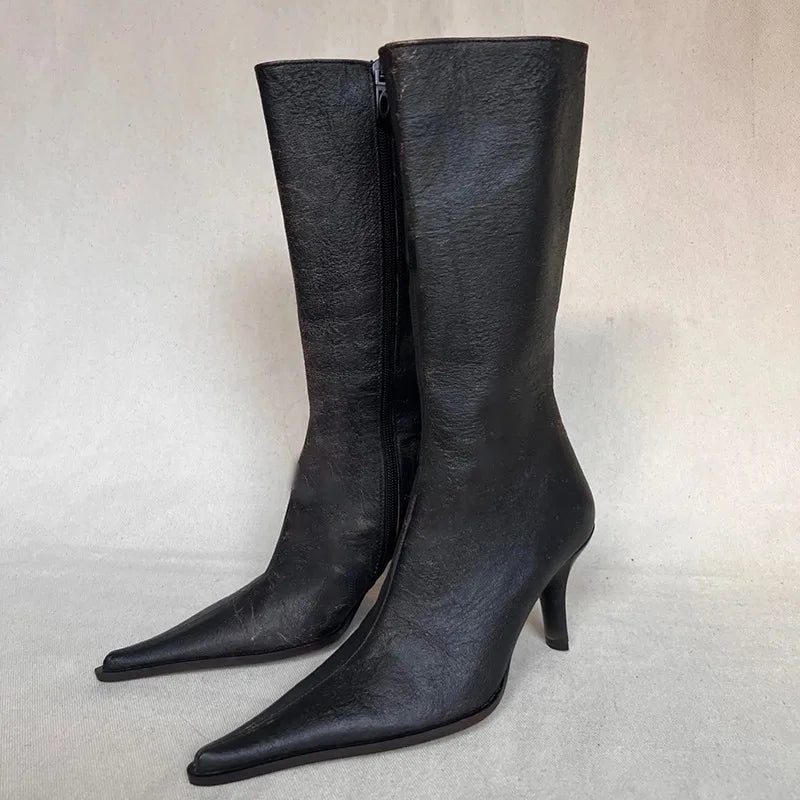 Detachable Tool Sleeve Cowboy Boots