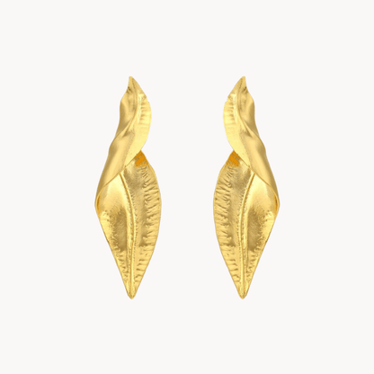 Twisted Leaf Earrings