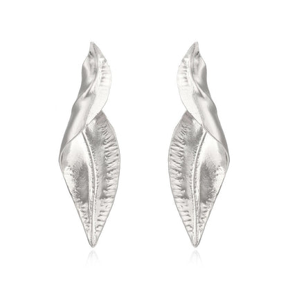 Twisted Leaf Earrings